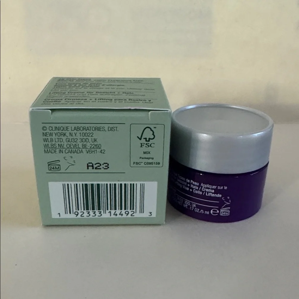 CLINIQUE Smart Clinical Repair Eye Cream Travel Size 0.17oz NIB
